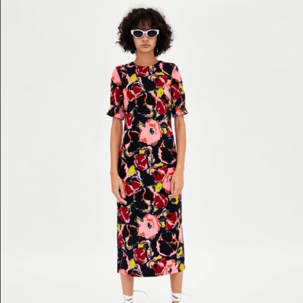 Beautiful Spring Dress can be dressed up or down.